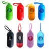 Plastic Dog Poo Bag Dispensers + Bags For Pet Waste Poop Black