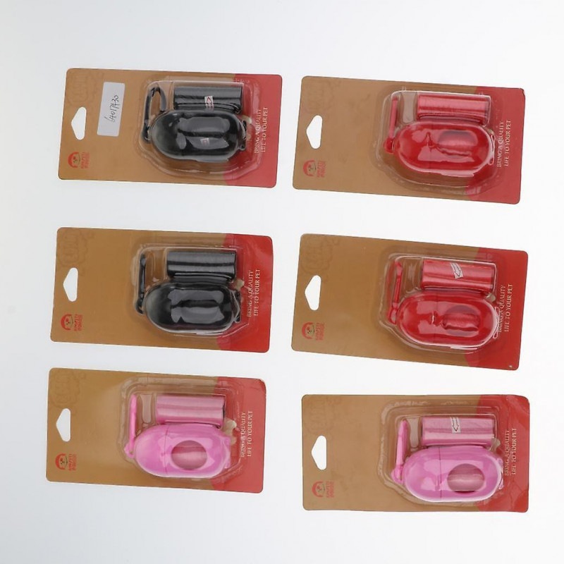Pet Dog Poop Dispenser Box,pup Waste Removal Disposal Bags Random Color