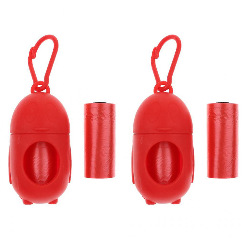 Pet Dog Poop Dispenser Box,pup Waste Removal Disposal Bags Random Color