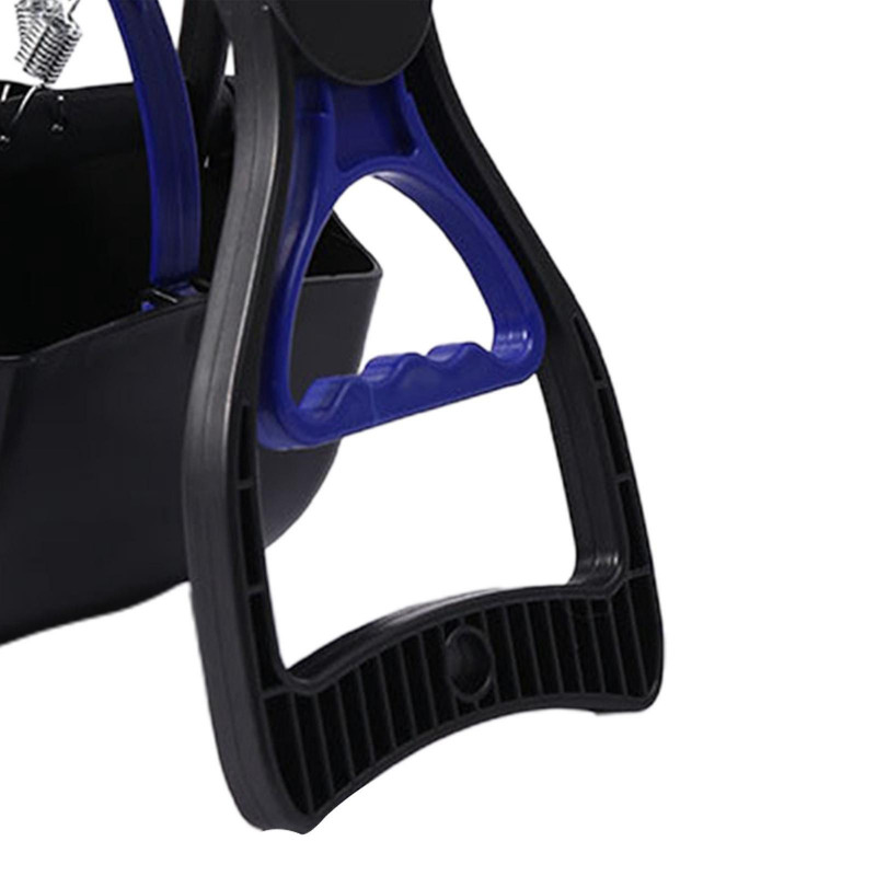 Foldable Dog Pooper Scooper For Large And Small Dogs Concrete Ground Surface Blue