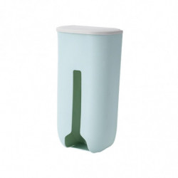 Panties Storage Box Trash Bag Dispenser Versatile With Open Cover Punch Free Blue