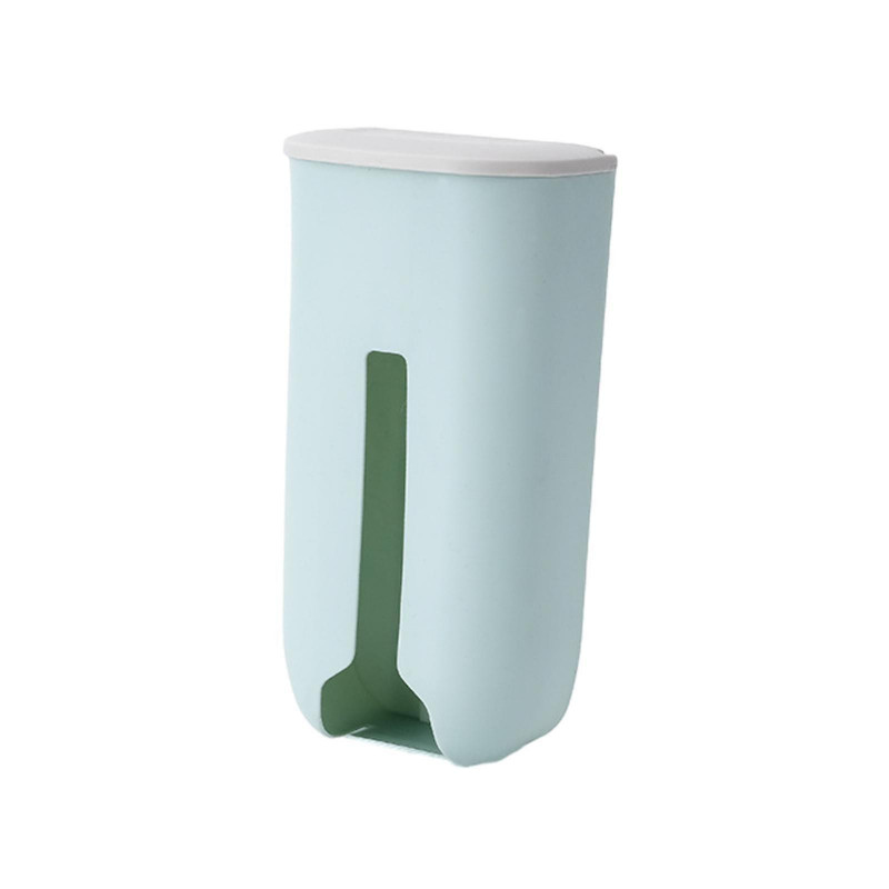 Panties Storage Box Trash Bag Dispenser Versatile With Open Cover Punch Free Blue