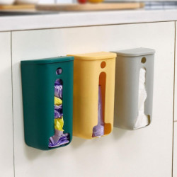 Garbage Bag Storage Box Kitchen Plastic Bag Holder Organizers Trash Bags Box