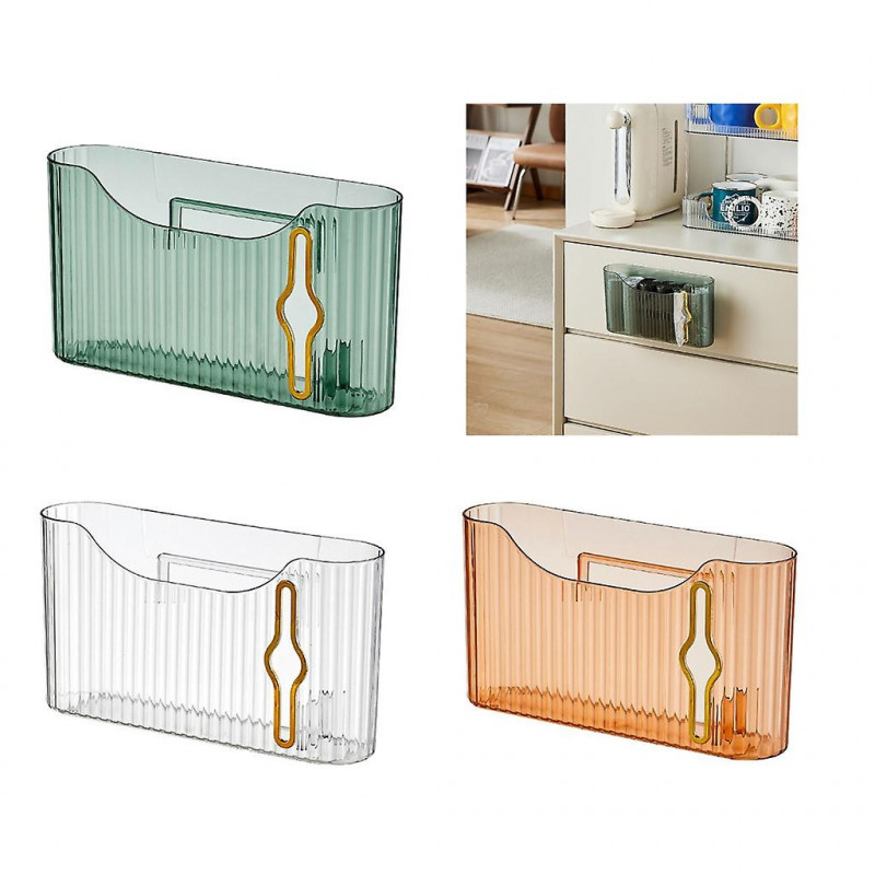 Plastic Bag Dispenser Wall Mounted Bag Holder Garbage Bag Holder for Offices