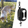 Dog Poop Bag Holder Doggy Waste Bag Dispenser For Travel Camping Walking Black
