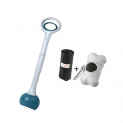 Dog Pooper Scooper Poop Picker Dog Poop Pick Up Tool For Park Traveling Lawn Green 70cm