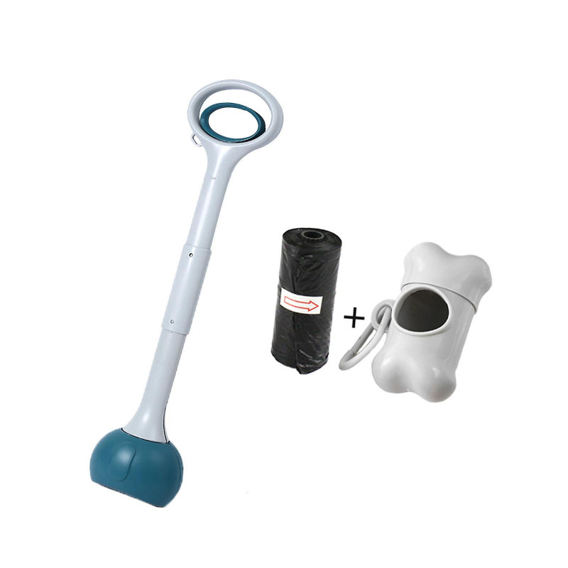 Dog Pooper Scooper Poop Picker Dog Poop Pick Up Tool For Park Traveling Lawn Green 70cm