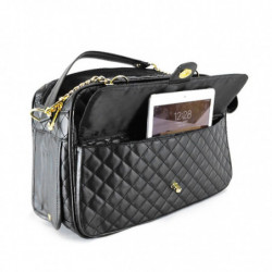 Confortable mode de luxe Porte-chiens Pu Cuir Voyage Transport Portable Sac à main Pliable pour Voyage en plein [...]