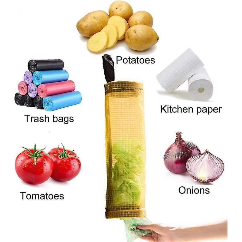 Plastic Bag Holder,folding Garbage Bag Organizer