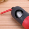 Plastic Dog Bag Dispensers + Pet Waste Poop Bags Dark Gray Red Plastic Dog Bag Dispensers + Pet Waste Poop Bags Dark Gray Red