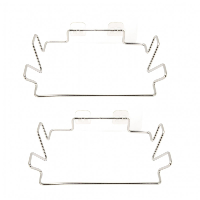 2 Sets Trash Bag Holder Elegant Stylish Strong Load Bearing Rustproof Hanging Rubbish Bag Holder for Kitchen 2 Sets Trash Bag Holder Elegant Stylish Strong Load Bearing Rustproof Hanging Rubbish Bag Holder for Kitchen