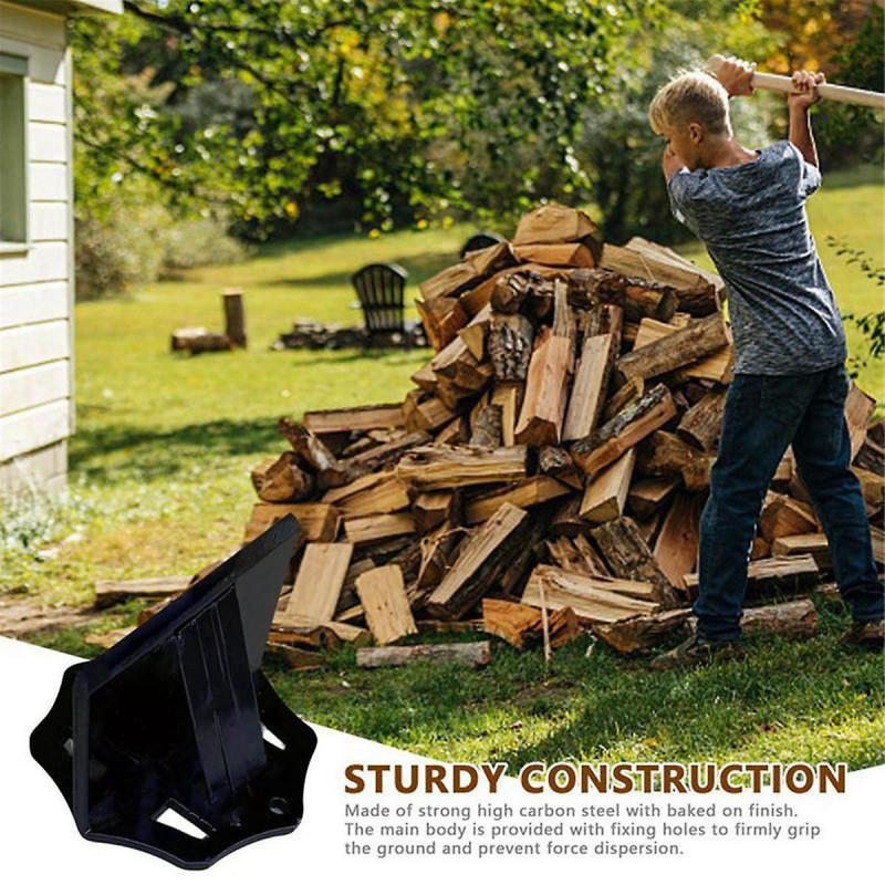 Manual Wood Splitter Splitting Tool for Large Small Firewood Portable Steel Tool Chop Wood Cutting