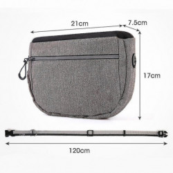 Pochette de friandises pour chiens, sac de poche de dressage de chien avec ceinture réglable et distributeur de [...]