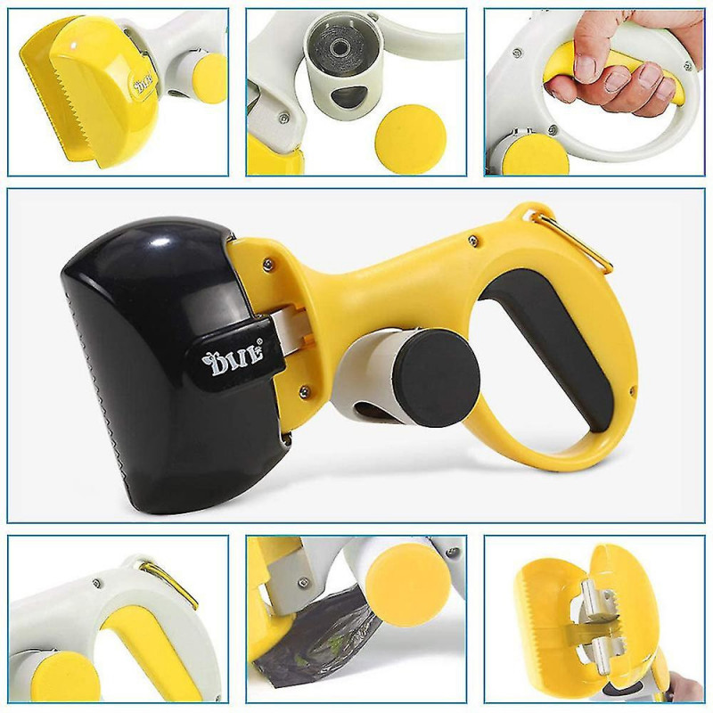Dog Dung Scooper Collector Dog Poop Pickup Grappin Mâchoire pour animal de compagnie