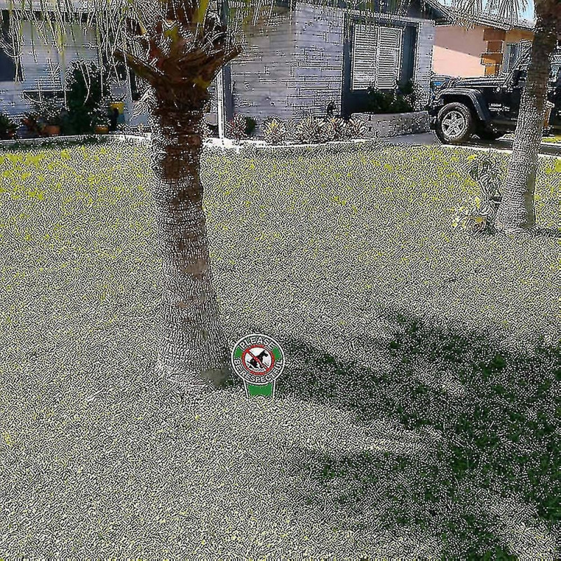 Newway 4 Pieces No Poop Dog Signs Be Respectful No Pooping Dog Lawn Signs No Dog Poop Yard Signs