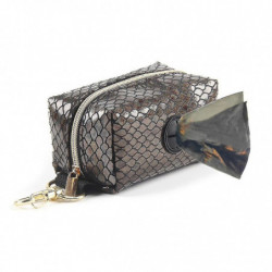 Pet Waste Bag Dispenser With Hook Snake Print Accessory For Running Wi Pet Waste Bag Dispenser With Hook Snake Print Accessory For Running Wi