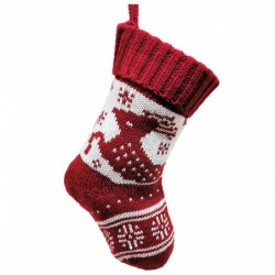 1pc Christmas Gift Holder Stocking Shaped Candy Storage Bag Festival Present Bag