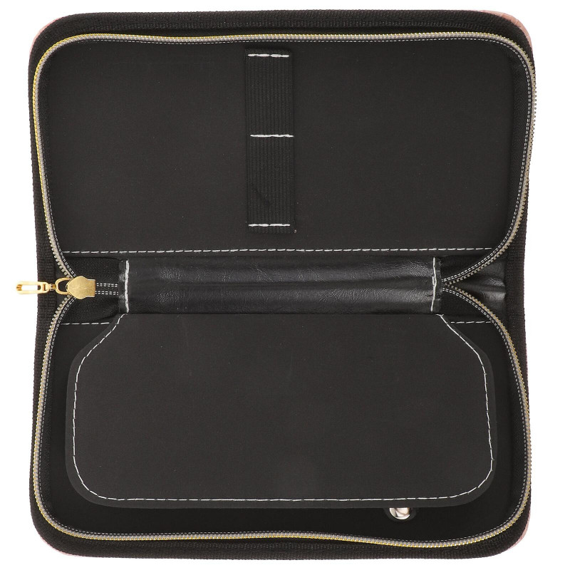 Barbers Leather Scissor Holder Hairstylists Shear Case Portable Scissor Pouch Bag