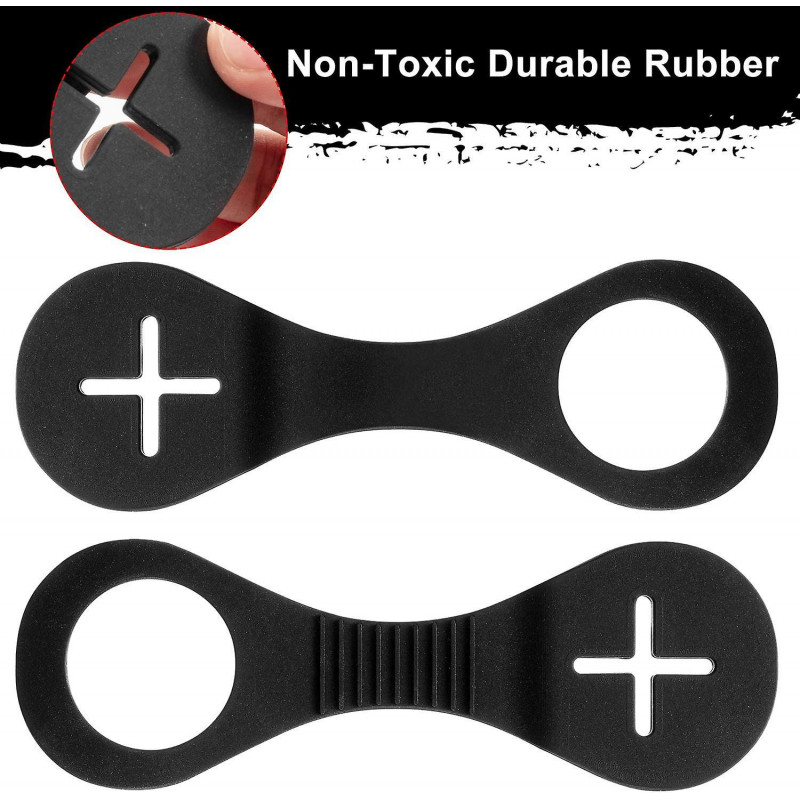 4 Pieces Acsergery Gift Poop Bag Holder For Leash Dog Waste Bag Carrier Handy And Easy Use