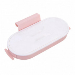 Wharick Over the Door Trash Bag Rack Good Load Capacity with Lid PP Garbage Bag Holder Kitchen Gadgets