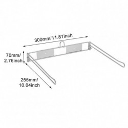 For T Shirt Bags Wall Mount Iron Garbage Hanging Plastic Bag Holder Restaurant