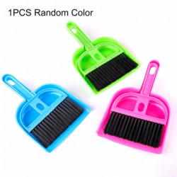 1 Set Broom Set Portable Handy Random Color Mini Cleaning Sweeper Set Pets Cleaning Tool