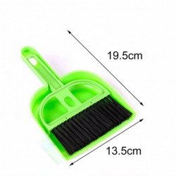 1 Set Broom Set Portable Handy Random Color Mini Cleaning Sweeper Set Pets Cleaning Tool