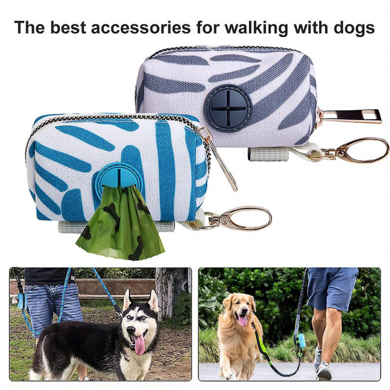 2pcs For Leash Sturdy With Carabiner Clip Poop Bag Holder Pets Large Capacity 2pcs For Leash Sturdy With Carabiner Clip Poop Bag Holder Pets Large Capacity