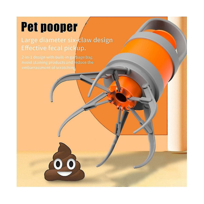 Clip de ramassage de toilettes pour animaux de compagnie, clip de ramassage d’artefact de pelle pour chien, [...]