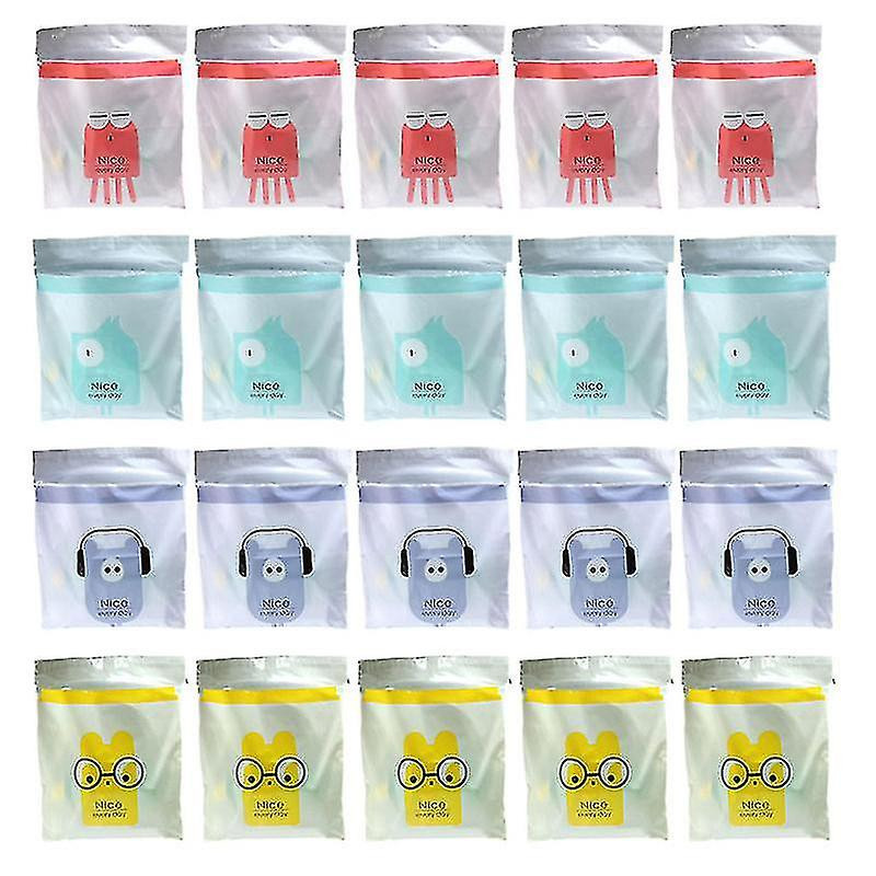 40pcs Car Paste Litter Bag