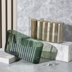 Plastic Garbage Bag Storage Case Space Saving Trash Bag Holder for Kitchen