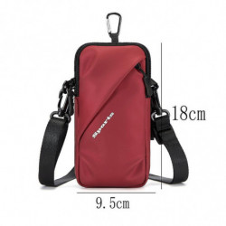 Petit sac d’étuis d’épaule en bandoulière avec brassard, s’adapte, utilise pour courir, marcher, faire du vélo de [...]