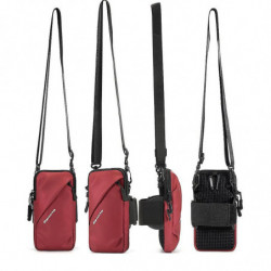 Petit sac d’étuis d’épaule en bandoulière avec brassard, s’adapte, utilise pour courir, marcher, faire du vélo de [...]