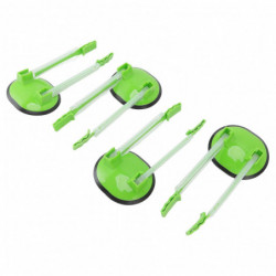 Plastic Bag Holder Rack Stand with Non Slip Base for Kitchen - 4pcs Hands Free Freezer Bags Holder