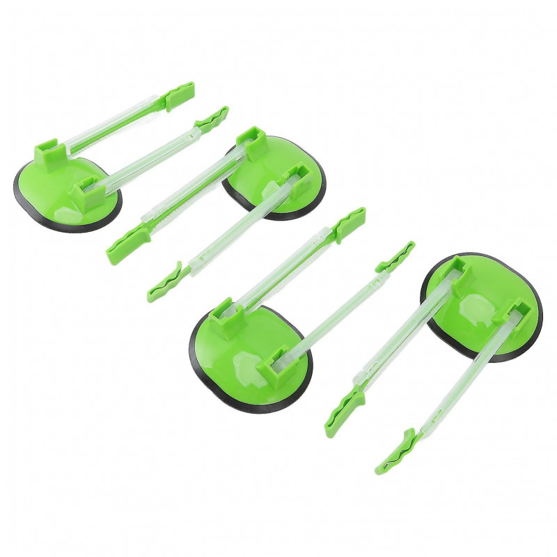 Plastic Bag Holder Rack Stand with Non Slip Base for Kitchen - 4pcs Hands Free Freezer Bags Holder