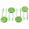 Plastic Bag Holder Rack Stand with Non Slip Base for Kitchen - 4pcs Hands Free Freezer Bags Holder