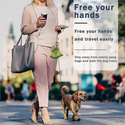 Dog Poop Bag Holder Pet Supplies Robuste Durable Dog Traction Rope