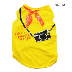 Puppy Clothes Pets Supplies Dog Vest Simple Style Multiple Size Dogs