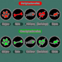 Drôle de chat Chien lampe de poche avec 5 modèles Usb Charge Souris Poisson Forme d’os Lumière Pet Training Chat [...]