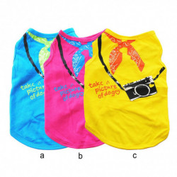 Puppy Clothes Pets Supplies Dog Vest Simple Style Multiple Size Dogs