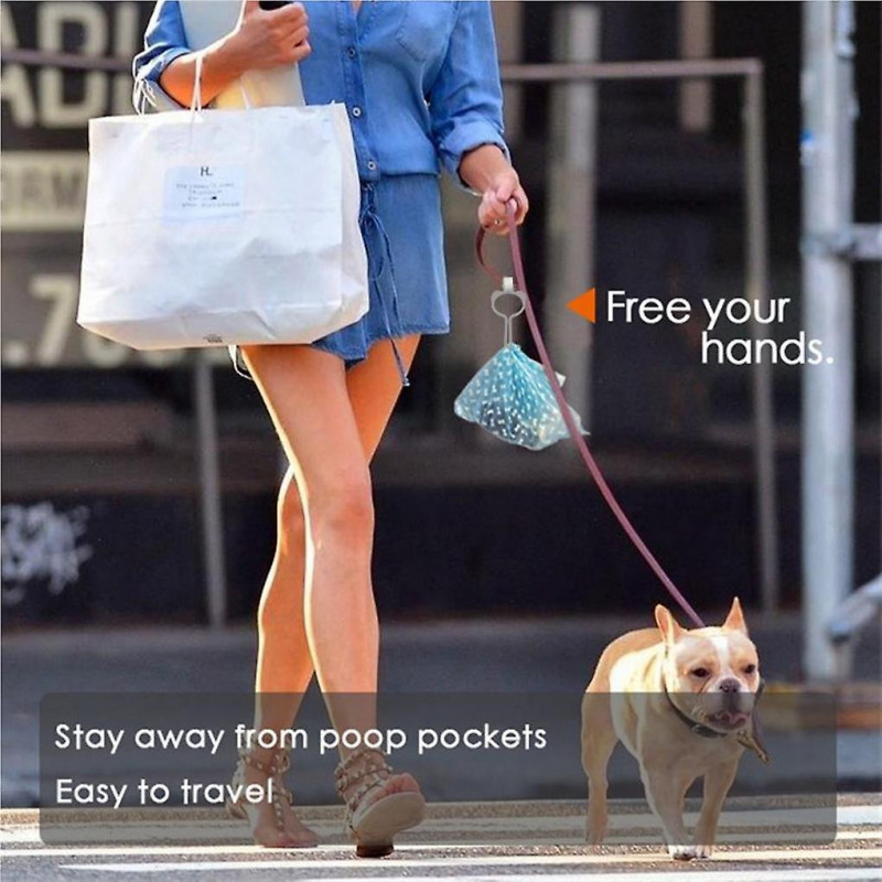 3pcs Dog Poop Bag Holder Universal Small Carrier Clip Pet Supplies