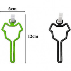 3 Pcs Cadeau Chien Caca Sac Holder Réglable Sac à Déchets Sac Caca Dispen pour laisse, H