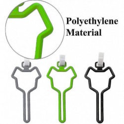 3 Pcs Cadeau Chien Caca Sac Holder Réglable Sac à Déchets Sac Caca Dispen pour laisse, H