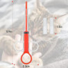 4 pièces Cat Pill Shooter Pill Dispenser Dog Seringue Réutilisable Pet Medicine Feeder pour petits animaux