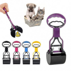 Pooper Scooper For Dogs, Portable High Tension Springs Pooper Scooper With Short Handle Cleaning Tool