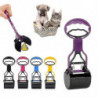 Pooper Scooper For Dogs, Portable High Tension Springs Pooper Scooper With Short Handle Cleaning Tool
