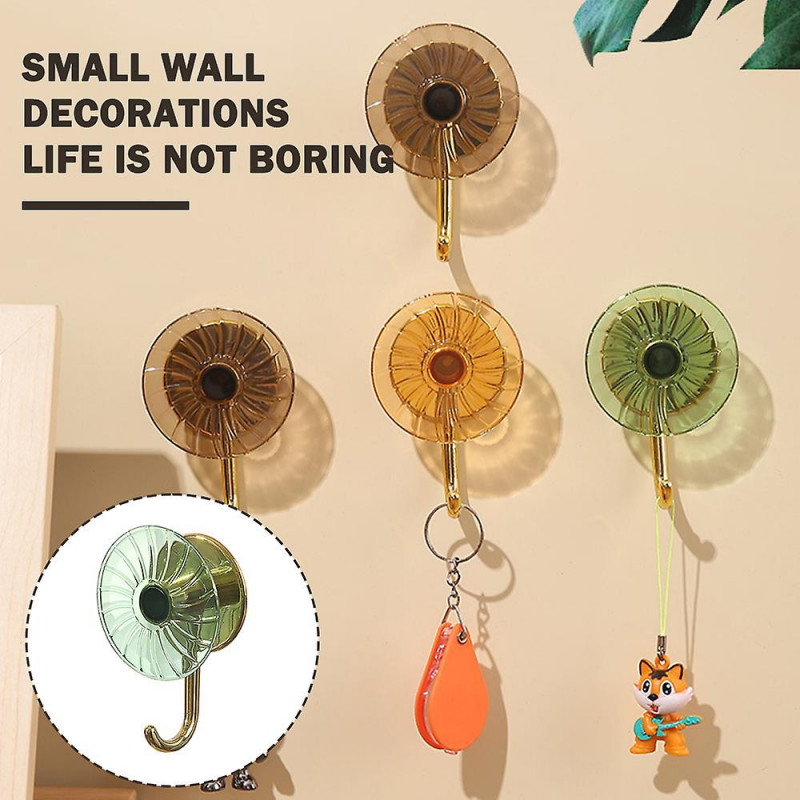 2-in-1 Wall Hook with Sunflower Shape Durable Hole-Free Install Bag Holder for Bedroom Home 2-in-1 Wall Hook with Sunflower Shape Durable Hole-Free Install Bag Holder for Bedroom Home