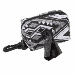 Portable Dog Poop Bag Dispenser Wear Resistant Holder with Buckle for Pets and Puppies