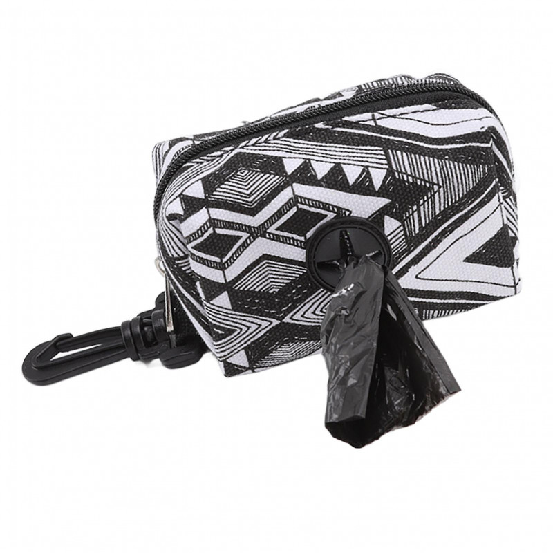 Portable Dog Poop Bag Dispenser Wear Resistant Holder with Buckle for Pets and Puppies