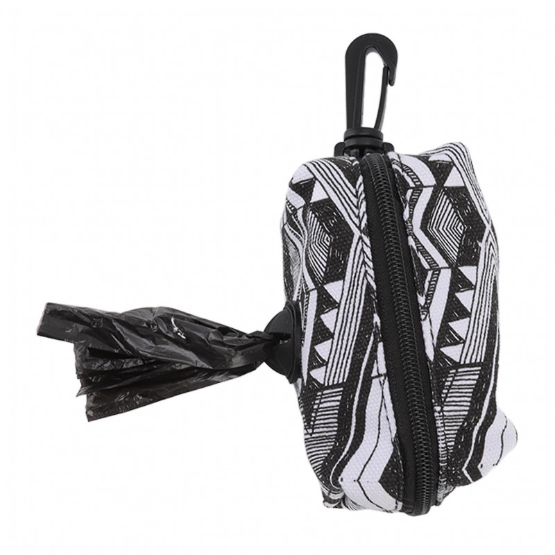 Portable Dog Poop Bag Dispenser Wear Resistant Holder with Buckle for Pets and Puppies